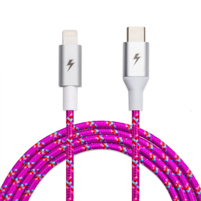 Festival USB-C to Lightning Cable [10 ft / 3m length] – Charge Cords