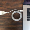 Black and White USB-C to USB-C Cable [10 ft / 3m length]