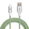 Black and White Glow Lightning Cable [5 ft / 1.5m length]