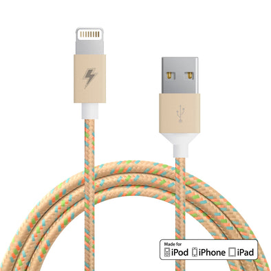 Gold Dust Lightning Cable [5 ft / 1.5m length]
