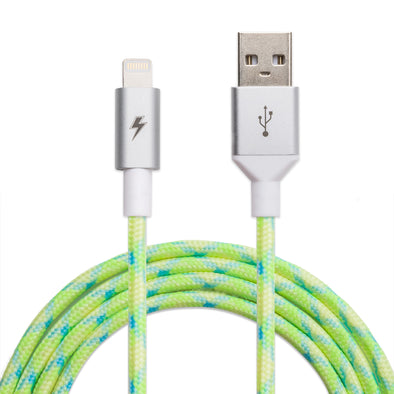 Lime Glow Lightning Cable [5 ft / 1.5m length]