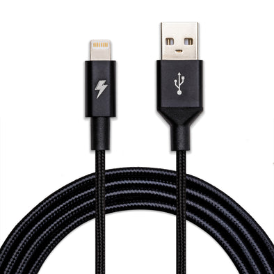 Rainbow Lightning Cable [10 ft / 3m length] – Charge Cords